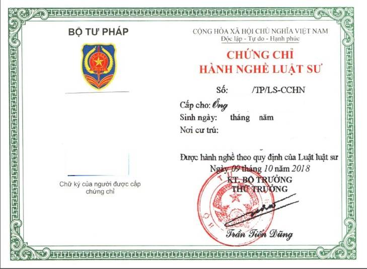 Để được cấp giấy phép hành nghề tại việt nam, luật sư nước ngoài phải chuẩn  bị những giấy tờ gì?